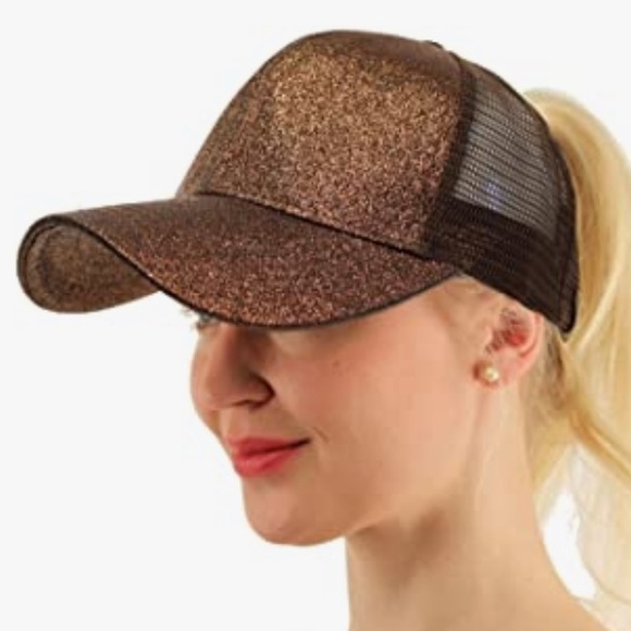 Accessories - 🛍️🎉🎇🔥NWT Bronze Glitter Hat🔥🎊